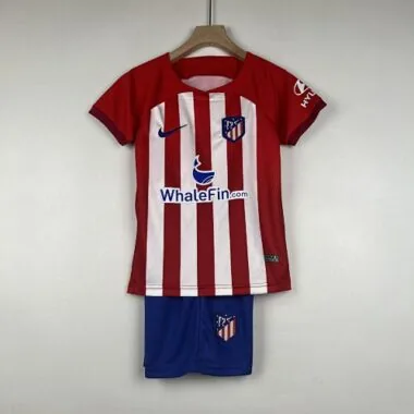23-24 Kids Atletico Madrid home size 16-28 Cheap Football Kit
