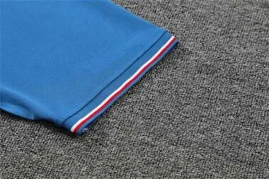 Atletico Madrid Polo sky blue with red and white