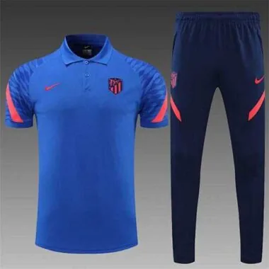 Atletico Madrid Polo color blue