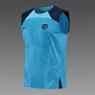 22-23 Atletico Madrid vest training suit kit blue