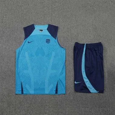 22-23 Atletico Madrid vest training suit kit blue