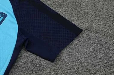 22-23 Atletico Madrid Training Short Sleeve Kit Blue