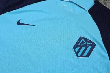 22-23 Atletico Madrid Training Short Sleeve Kit Blue