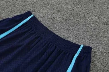 22-23 Atletico Madrid Training Short Sleeve Kit Blue