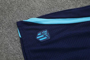 22-23 Atletico Madrid Training Short Sleeve Kit Blue