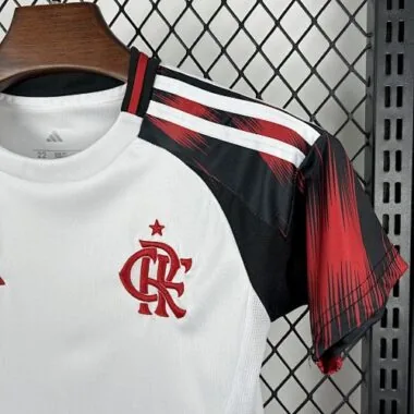 2025 Kids Flamengo uit Kit voetbalshirt albumfoto 4