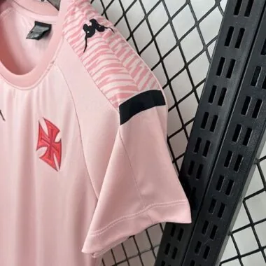 24-25 Women#039;s Vasco Da Gama Pink Kit Cheap Football Jersey Wholesale Yupoo