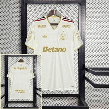 25-26 Flamengo Third Away Kit All Sponsor S-2XL Cheap Football Jersey Wholesale Yupoo