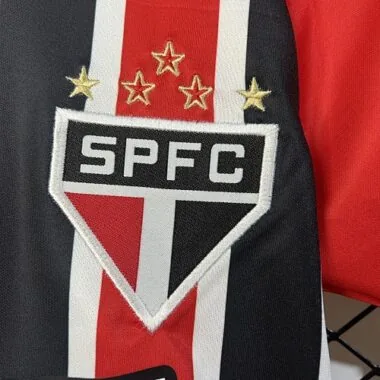 25-26 Kids Sao Paulo FC Away Kit Cheap Football Jersey Wholesale Yupoo