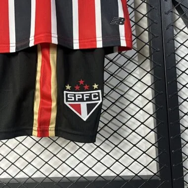 25-26 Kids Sao Paulo FC Away Kit Cheap Football Jersey Wholesale Yupoo