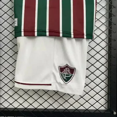 25-26 Fluminense Home Kid Kits Youth Apparels