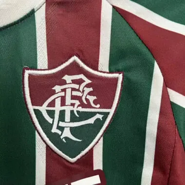25-26 Fluminense Home Kid Kits Youth Apparels