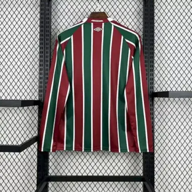 25-26 Fluminense Home Kit S-3XL Long Sleeve Soccer Jersey
