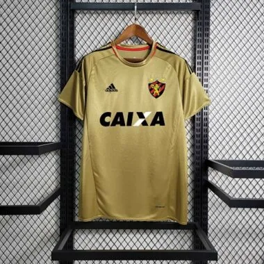 16-17 Retro Sport Recife Gold Soccer Jerseys
