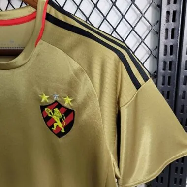 16-17 Retro Sport Recife Gold Soccer Jerseys