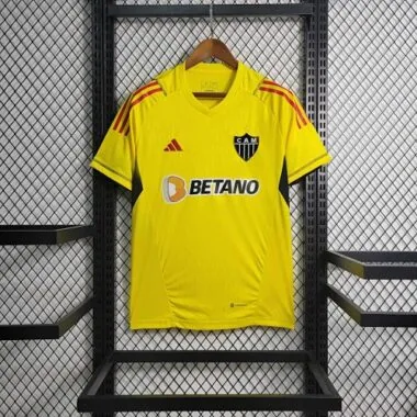 2023/24 Atletico Mineiro Goalkeeper Yellow Soccer Jerseys