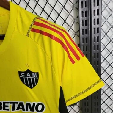 2023/24 Atletico Mineiro Goalkeeper Yellow Soccer Jerseys