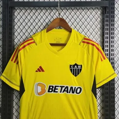 2023/24 Atletico Mineiro Goalkeeper Yellow Soccer Jerseys