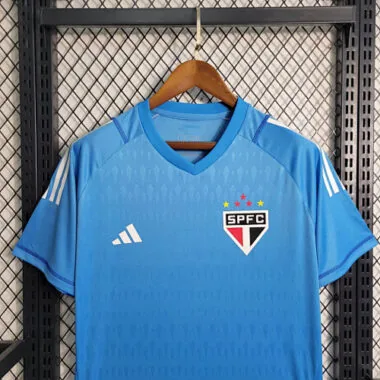 23-24 Sao Paulo Goalkeeper Blue S-4XL Cheap Soccer Jerseys