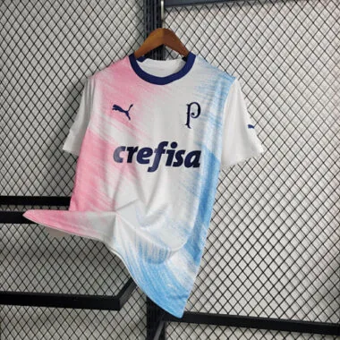 23-24 Palmeiras Special Edition White&amp;Pink S-4XL Cheap Soccer Jerseys