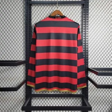 08-09 Retro Long Sleeve Flamengo Home S-XXL