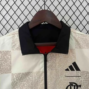 2023/24 Flamengo Trench Coat Reversible Windbreaker Double-Sides Jacket