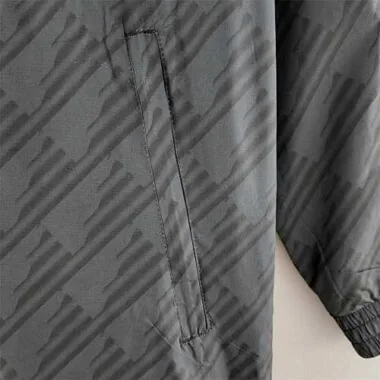 22-23 Flamengo Windbreaker Black Red Edge