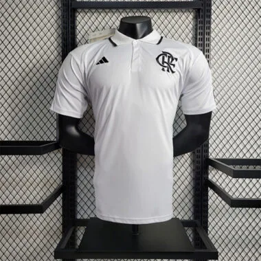 23-24 Chándal de entrenamiento blanco del POLO Flamengo