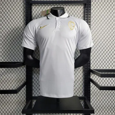 Conjunto de entrenamiento blanco de POLO Corinthians 23-24