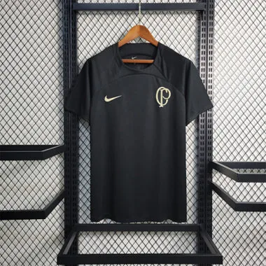22-23 Corinthians Training Shirt Black