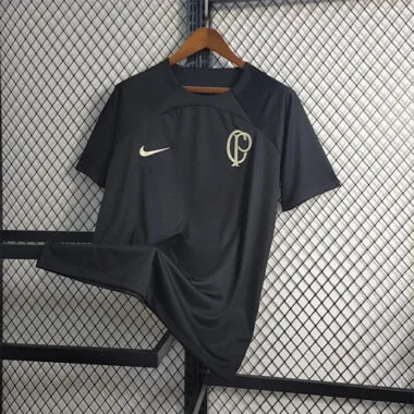 22-23 Corinthians Training Shirt Black