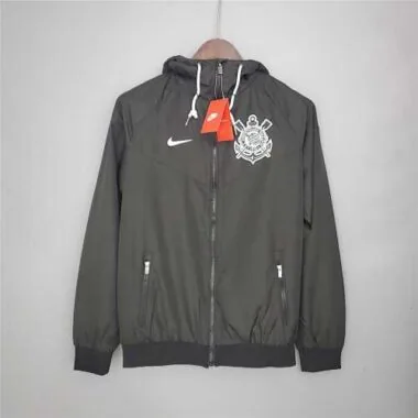2021/22 Corinthians Black Windbreaker