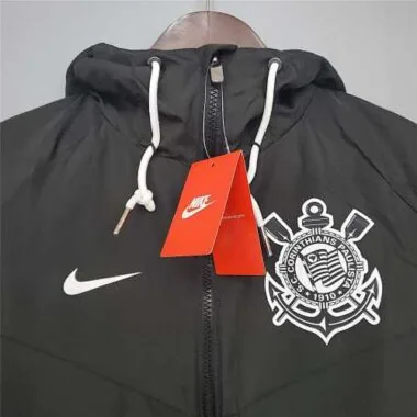 2021/22 Corinthians Black Windbreaker