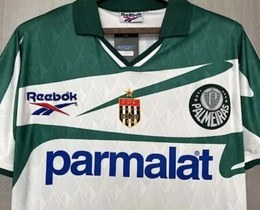 Tercera equipación retro del Palmeiras de 1996