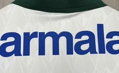 Tercera equipación retro del Palmeiras de 1996