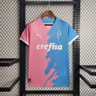 23-24 Palmeiras Special Edition Pink&amp;Blue S-4XL Cheap Soccer Jerseys