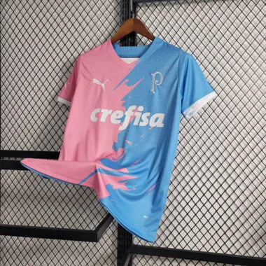 23-24 Palmeiras Special Edition Pink&amp;Blue S-4XL Cheap Soccer Jerseys