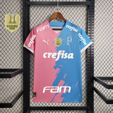 23-24 Palmeiras Special Edition Pink&amp;Blue S-4XL Cheap Soccer Jerseys
