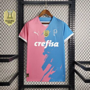 23-24 Palmeiras Special Edition Pink&amp;Blue S-4XL Cheap Soccer Jerseys