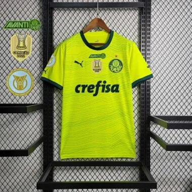 23-24 All Sponsor Palmeiras Second Away football t-shirt