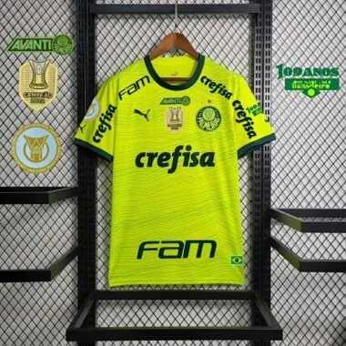 23-24 All Sponsor Palmeiras Second Away football t-shirt
