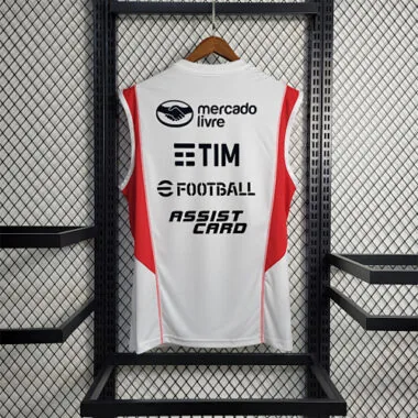 23-24 Flamengo Training Suit White Tank Top