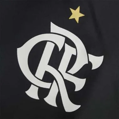 22-23 Flamengo black white blue windbreaker