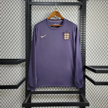 2024 England Away Long Sleeve Kit UEFA Euro Shirt