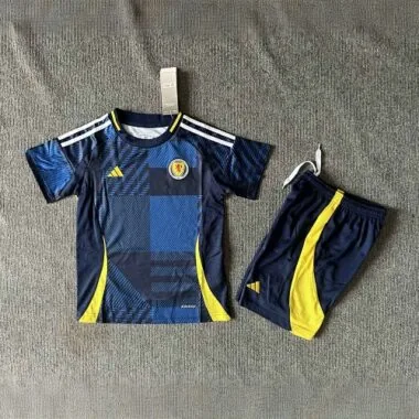 2024 Scotland Home Kid Kits UEFA Euro Children Sets