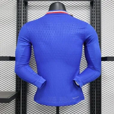 2024 France Home Long Sleeve Kit Player Version Shirt