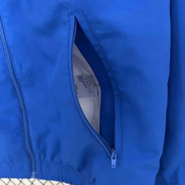 2024 France Trench Coat Reversible Blue&amp;White Double-Sides Jacket