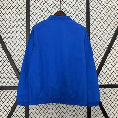 2024 France Trench Coat Reversible Blue&amp;White Double-Sides Jacket