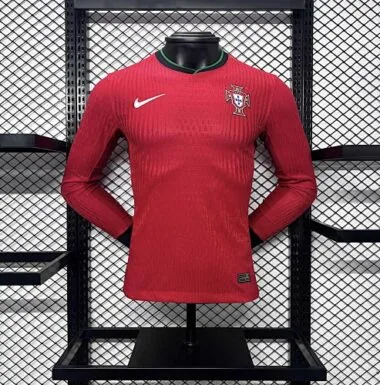 2024 Portugal Home Long Sleeve Kit Player Version Shirt