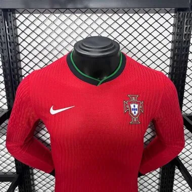 2024 Portugal Home Long Sleeve Kit Player Version Shirt